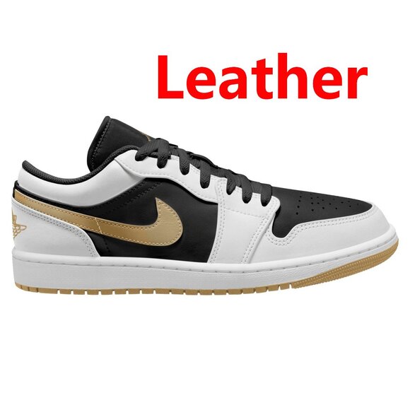 Brand New Nike Men Air Jordan 1 Low Basketball Shoes - Classic, Leather, Cushion - Picture 1 of 4